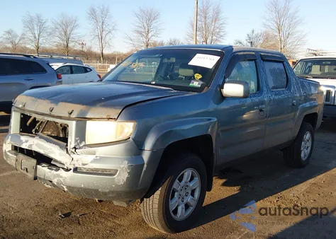 2006 Honda Ridgeline Rts из США, поврежденный, VIN 2HJYK16446H503771
